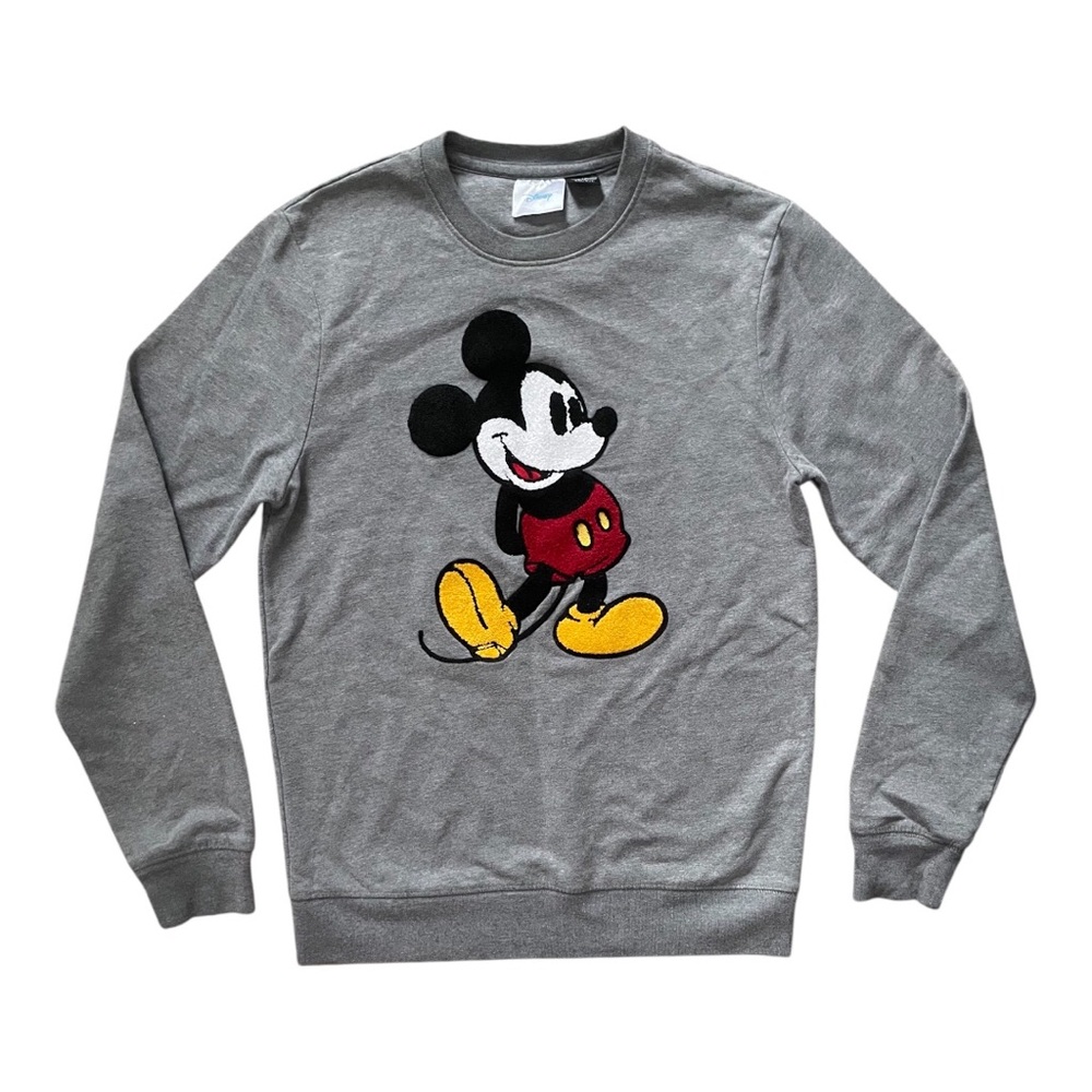 Vintage Mickey Mouse Disney Grey Crewneck - Picture 1 of 5